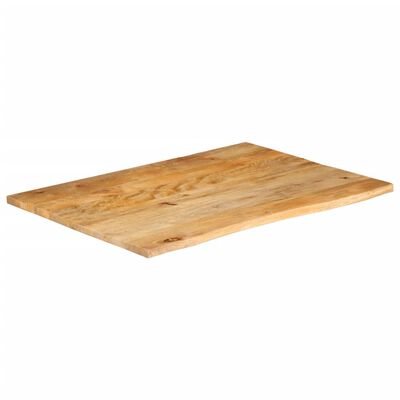 vidaXL Bordplate 90x80x2,5 cm naturlig kant heltre mango