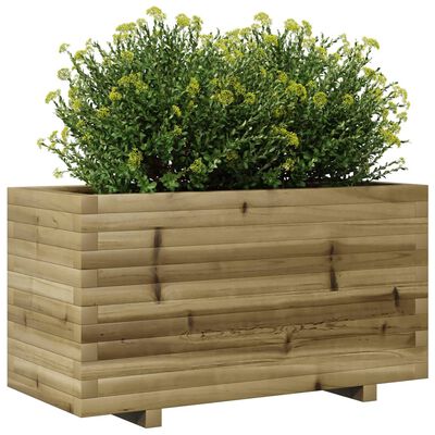 vidaXL Plantekasse 90x40x49,5 cm impregnert furu