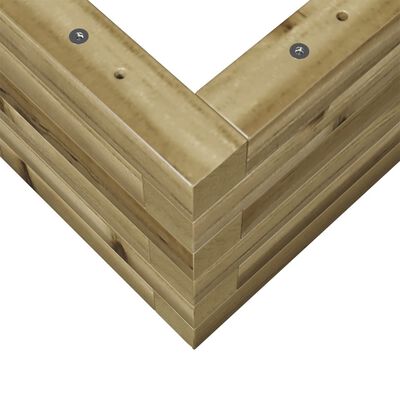 vidaXL Plantekasse 90x60x23 cm impregnert furu