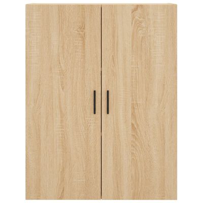 vidaXL Highboard sonoma eik 69,5x34x180 cm konstruert tre