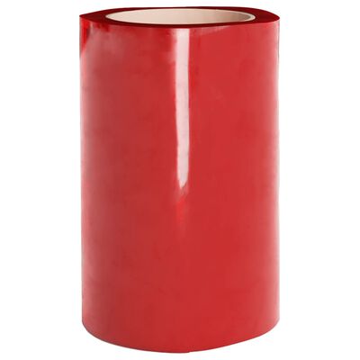 vidaXL Dørgardin rød 300 mmx2,6 mm 10 m PVC