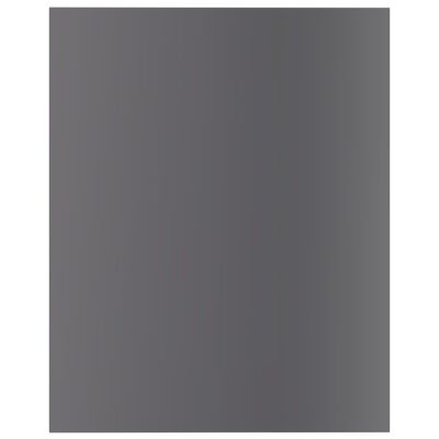 vidaXL Hylleplater 8 stk høyglans grå 40x50x1,5 cm konstruert tre