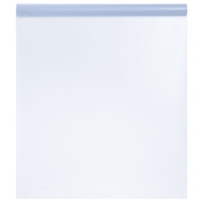 vidaXL Vindusfilm statisk frostet gjennomsiktig grå 90x500 cm PVC