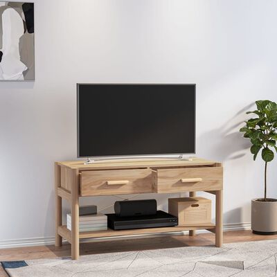 vidaXL TV-benk svart 82x38x45 cm konstruert tre