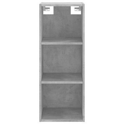 vidaXL Highboard betonggrå 34,5x32,5x180 cm konstruert tre