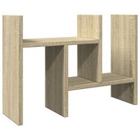 vidaXL Hylle til skrivebord sonoma eik 34,5x15,5x35,5cm konstruert tre