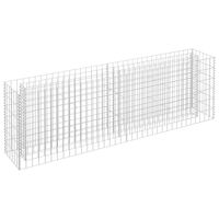 vidaXL Gabion høybed galvanisert stål 180x30x60 cm