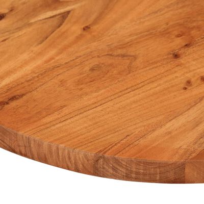 vidaXL Bordplate 100x50x3,8 cm oval heltre akasie