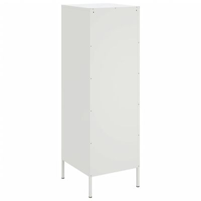 vidaXL Highboard hvit 36x39x113 cm stål