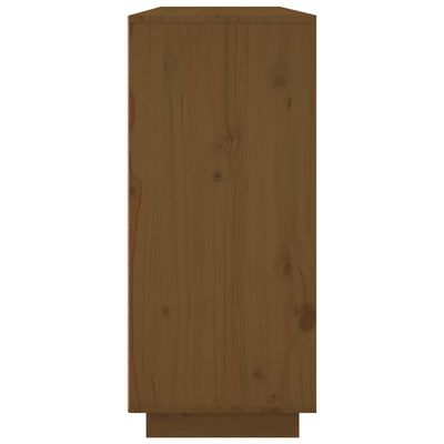 vidaXL Skjenk honningbrun 120x35x80 cm heltre furu