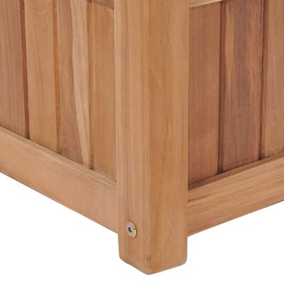 vidaXL Høybed 100x30x25 cm heltre teak