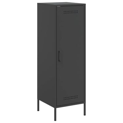 vidaXL Highboard svart 36x39x113 cm stål