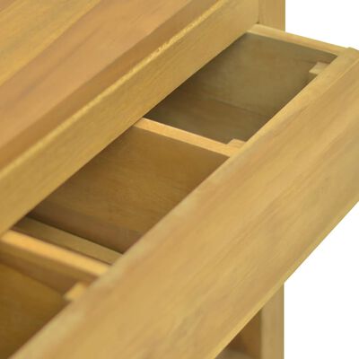 vidaXL Baderomsskap 60x45x75 cm heltre teak