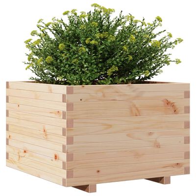 vidaXL Plantekasse 70x70x49,5 cm heltre furu