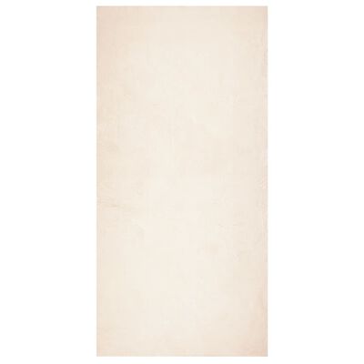 vidaXL Teppe HUARTE kort luv mykt og vaskbart beige 100x200 cm