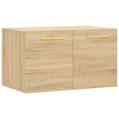 vidaXL Veggskap sonoma eik 60x36,5x35 cm konstruert tre