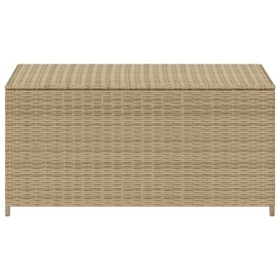 vidaXL Putekasse blandet beige 190L cm polyrotting