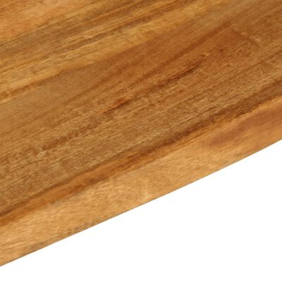 vidaXL Bordplate med naturlig kant 90x30x2,5 cm heltre mango