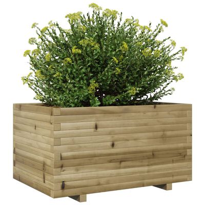 vidaXL Plantekasse 90x60x49,5 cm impregnert furu