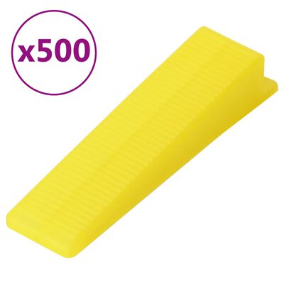 vidaXL Flisklipssystem 500 kiler 2500 klips 3 mm