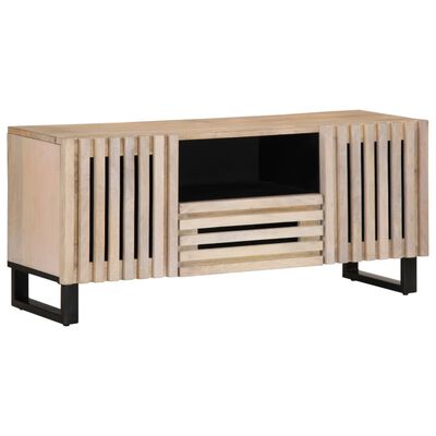 vidaXL TV-benk 100x34x46 cm heltre mango