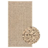 vidaXL Teppe ZIZUR 60x110 cm jute-utseende innendørs og utendørs