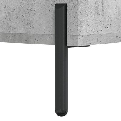 vidaXL Nattbord 2 stk betonggrå 40x40x50 cm konstruert tre
