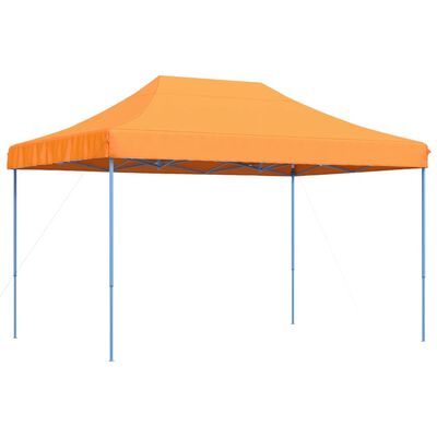 vidaXL Sammenleggbart partytelt pop-up oransje 410x279x315 cm