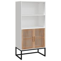 vidaXL Highboard hvit 60x35x125 konstruert tre