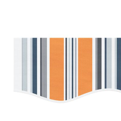 vidaXL Erstatningsstoff for markise flerfarget stripe 5 m