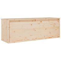 vidaXL Veggskap 100x30x35 cm heltre furu