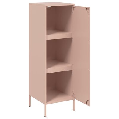 vidaXL Highboard rosa 36x39x113 cm stål