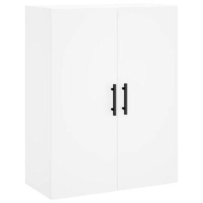 vidaXL Highboard hvit 69,5x34x180 cm konstruert tre