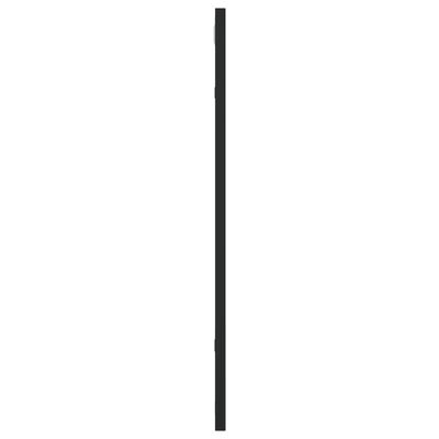 vidaXL Veggspeil svart 50x60 cm rektangel jern