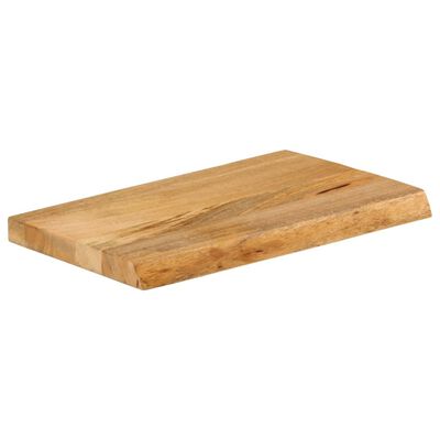 vidaXL Bordplate naturlig kant 40x30x3,8 cm heltre mango