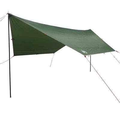 vidaXL Campingpresenning grønn 430x380x210 cm vanntett