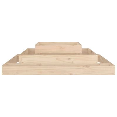 vidaXL Plantekasse 110x110x27 cm heltre furu