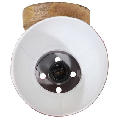 vidaXL Vegglampe 25 W mørkerød 11,5x11,5x25 cm E27