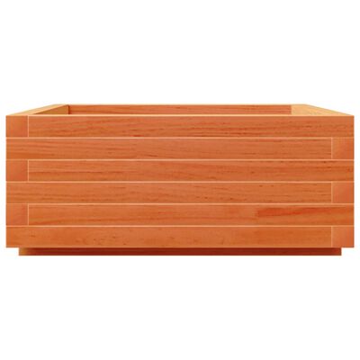 vidaXL Plantekasse voksbrun 60x60x26,5 cm heltre furu