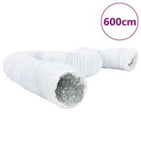 vidaXL Ventilasjonsslange aluminium og PVC 6 m Ø10 cm