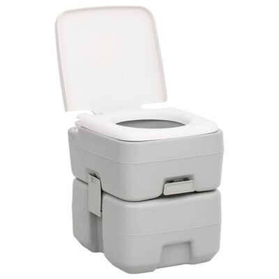 vidaXL Bærbart campingsett toalett og håndvask