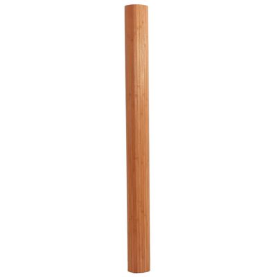 vidaXL Teppe rektangulær brun 80x300 cm bambus