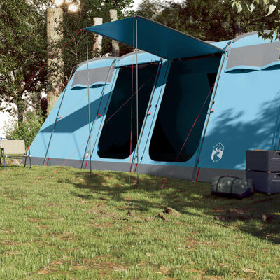 vidaXL Tunneltelt for camping 10 personer blå vanntett