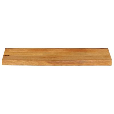 vidaXL Bordplate med naturlig kant 90x20x2,5 cm heltre mango