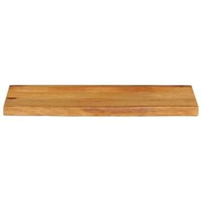 vidaXL Bordplate med naturlig kant 80x20x2,5 cm heltre mango