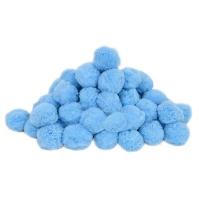 vidaXL Antibakterielle filterkuler blå 700 g polyetylen