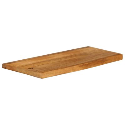 vidaXL Bordplate med naturlig kant 90x20x2,5 cm heltre mango