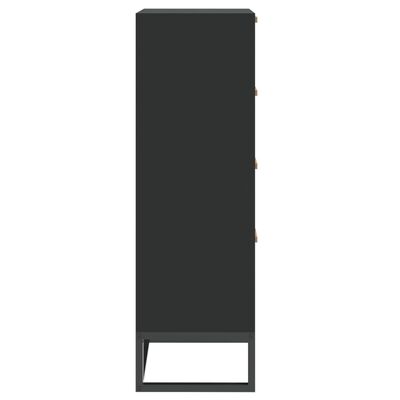 vidaXL Highboard svart 40x30x95 cm konstruert tre