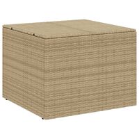 vidaXL Putekasse blandet beige 291L cm polyrotting