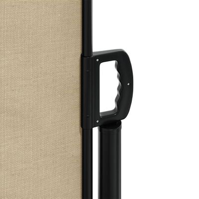 vidaXL Uttrekkbar sidemarkise beige 180x300 cm